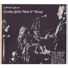 CROSBY STILL NASH & YOUNG Celebration Record (Atlantic 40.273) Germany 1971 compilation LP (incl. 6-Panel Poster)